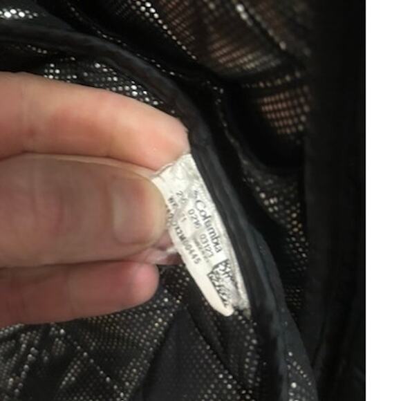Columbia Women's Jacket Titanium Omni Heat coat sz small black quilted puffer - Picture 6 of 8